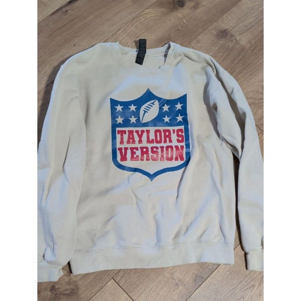 Taylor's Version Football Cream Sweatshirt